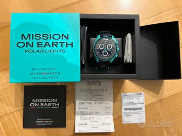 Omega x swatch - mission on earth - polar lights