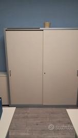 armadio metallico a 2 ante scorrevoli