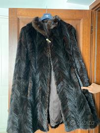 Mantella in vero visone donna - vintage