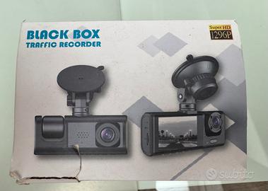 Dash Cam Black Box 1296P Doppia Camera Ant + Post
