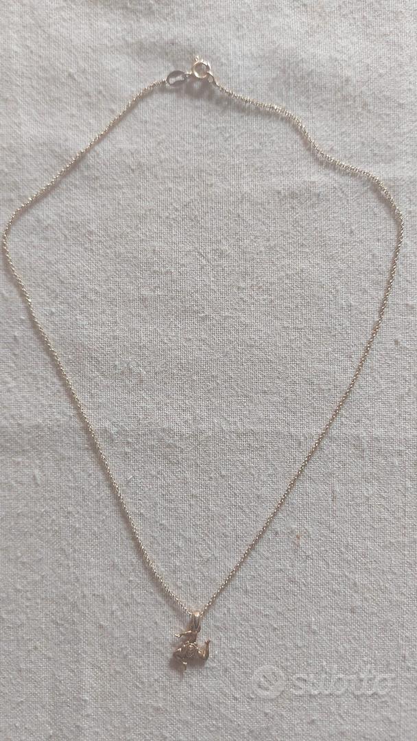 Collana Con Ciondolo Teschio Di Serpente Per Halloween - Gioiello Originale In Metallo Placcato Oro/Argento Per Donne E Ragazze - 2