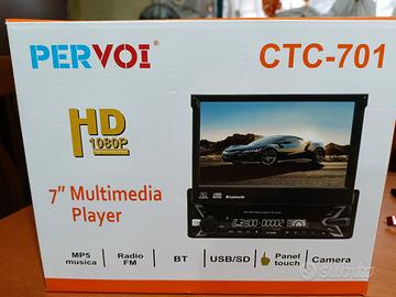 autoradio con schermo touch estraibile