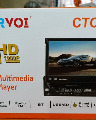 autoradio con schermo touch estraibile