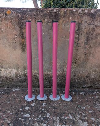 gambe tavolo rosa 