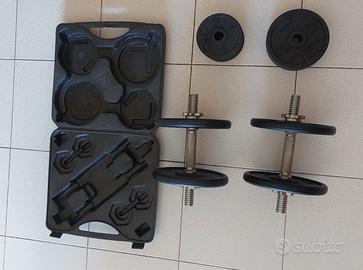 KIT DOMYOS 40KG - VALIGETTA + blocca dischi 