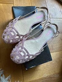 Sandali pelle rosa n. 40 Jones