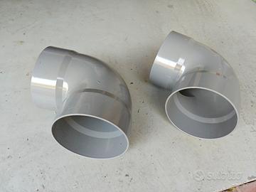 2 Raccordi 90° in Pvc diametro 200 mm