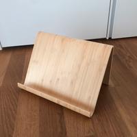 Stand per tablet in bambù- nuovo mai utilizzato