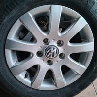 Cerchi VW Volkswagen 15" orig. + gomme 195/65 R15H