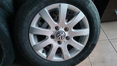Cerchi VW Volkswagen 15" orig. + gomme 195/65 R15H