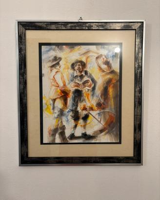 12 dipinti originali cesare canali promessi sposi