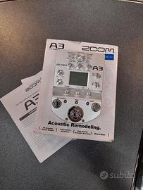 ZOOM A3 Pre acustica e modeller