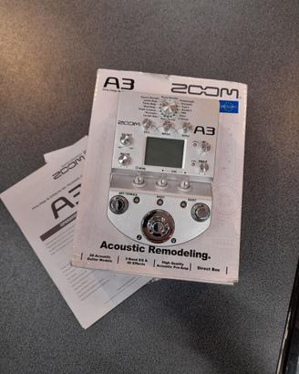 ZOOM A3 Pre acustica e modeller