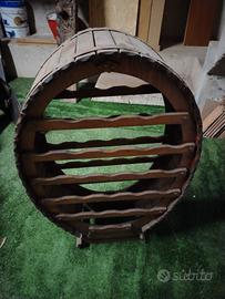 portabottiglie in legno 