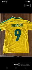 Maglia Brasile Ronaldo autografata COA Beckett