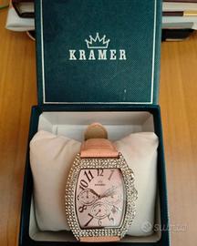 Orologio da donna Kramer cinturino in pelle rosa 