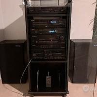 Impianto Pioneer con telecomando e mobiletto origi