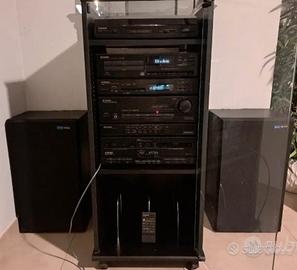 Impianto Pioneer con telecomando e mobiletto origi