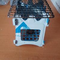 outdoor fornello a legna con griglia portatile