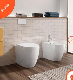 Sanitari filomuto ceramica vaso-bidet