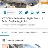 golf 4 1999 gancio traino