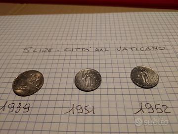 5 LIRE-C.d.VATICANO-PEZZI 3-DETTAGLI NELLE FOTO