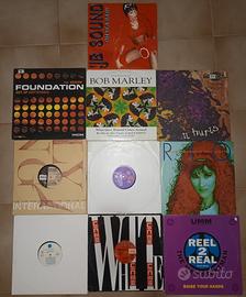 Lotto 10 dischi mix vinile musica Dance anni 90