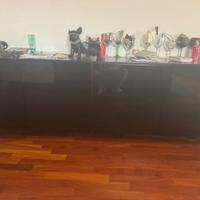 Mobile multiuso opaco e lucido nero