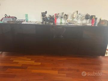 Mobile multiuso opaco e lucido nero