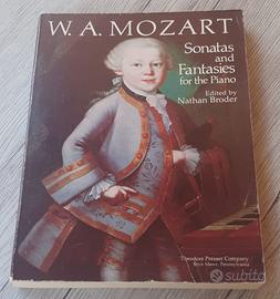 Spartito sonate per pianoforte Mozart