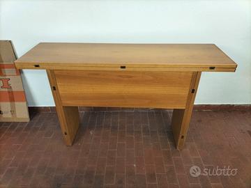 tavolo legno massiccio apertura a libro 