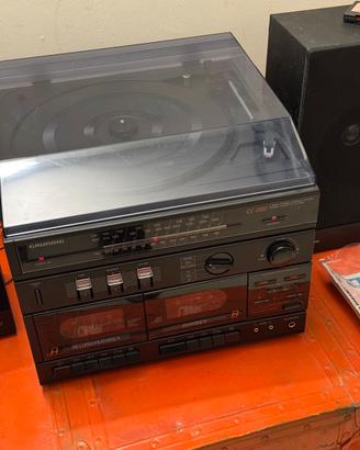 Grundig Compact Center radio dischi cassette