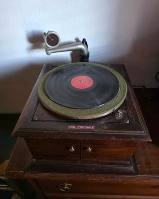 Victor VV-VI Giradischi a disco in legno a manovel