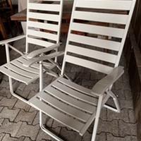 Sedie vintage ferro da esterno 1970