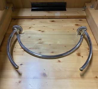 Portasciugamani mensola lavabo accessori bagno