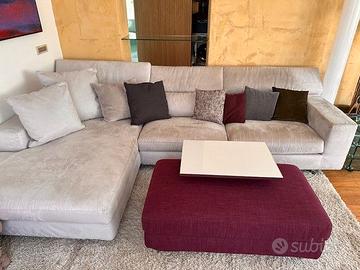 Divano con penisola sx