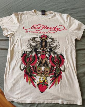 t shirt Ed Hardy taglia S made in USA