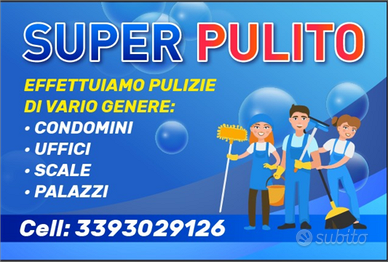 Lavoro pulizie