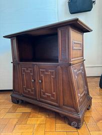 Mobile contenitore porta TV con ruote anni ‘80