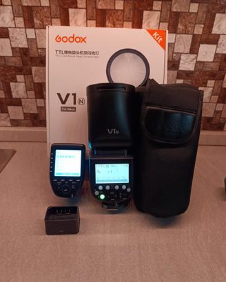 Kit Godox V1 + Trigger XPro nikon