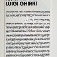 Atelier Morandi LUIGI GHIRRI - foglio di sala