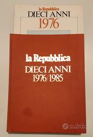 
Cofanetto La Repubblica 10 anni 1976/1985