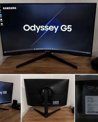 Samsung Odyssey G5 32” Curvo QHD 165Hz