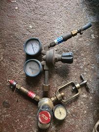 Riduttori pressione gas , ossigeno 