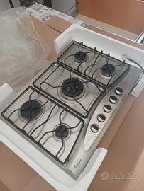 Piano cottura a gas metano Whirlpool 5 fuochi 