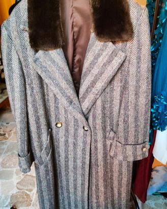 cappotto lungo in lana