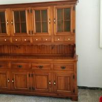 Mobile usato cristalliera vetrina stile antico