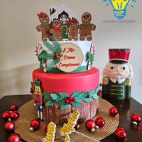 Torta scenica Natale 