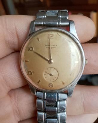 Orologio longines anni 40/50 cinturino acciaio