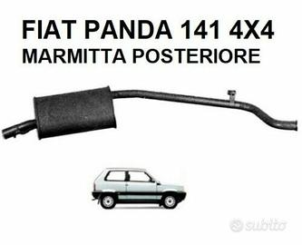 Marmitta Silenziatore posteriore FIAT PANDA 141A 1